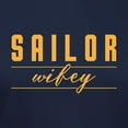 thumbnail image 3 of CafePress - Sailor Wifey Women's Dark T Shirt - Women's Traditional Fit Dark T-Shirt, 3 of 4