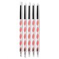 thumbnail image 1 of Juego de herramientas para puntear uñas HomTop, 5 piezas, silicona de doble punta, 1 of 7
