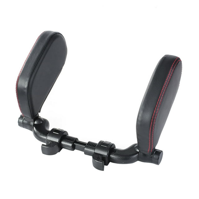 Amdohai Oreiller Repose-Tête de Voiture, Repose-Tête Réglable à 360 Degrés en Cuir PVC