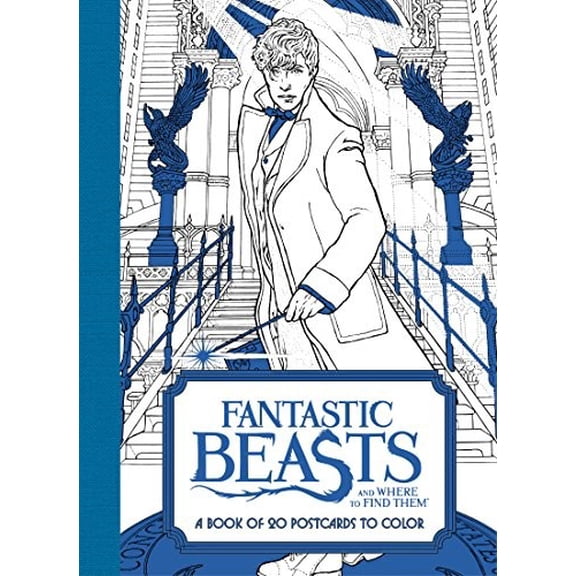 Pre-Owned Fantastic Beasts and Where to Find Them: A Book of 20 Postcards to Color: A Coloring Book (Paperback) 0062571362 9780062571366