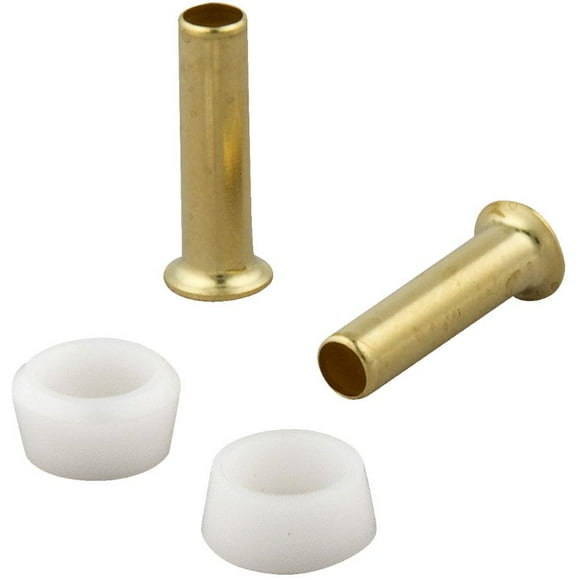 Inserts de Compression en Laiton pour Tube de Diamètre Extérieur 1/4 Pouces - Lot de 2