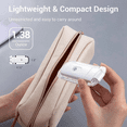 thumbnail image 3 of Mini Light Reading Clip Book Light Rechargeable Clip Bookmark Book Light LED Reading Light Portable Bedside Table Lamp,D, 3 of 9