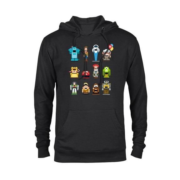 Disney and Pixar Holiday Christmas Nutcracker Characters - Pullover Hoodie for Adults - Customized-Black