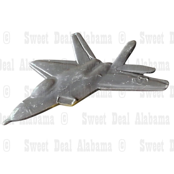 Lightning F-35 Aircraft, Collector's Hat, Lapel, Brooch Pin 1-3/8"W x 5/8"H
