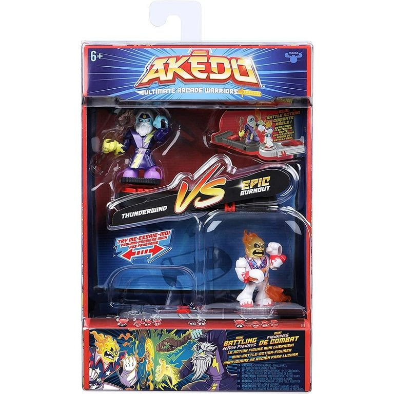 Akedo - Ultimate Arcade Warriors Versus Pack Thunderwind Vs Akedo - Ultimate Arcade Warriors Versus Pack Thunderwind Vs