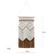 thumbnail image 2 of Macramé para colgar en la pared, tapiz tejido a mano, telón de fondo con borlas, tapiz tejido para decoración de pared, para dormitorio, sala de, 2 of 9