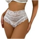 thumbnail image 2 of Ropa interior sexy de cintura media para mujer Calzoncillos de mujer con cinturón cruzado y lazo de encaje Fridja  nalpqowj44656, 2 of 6