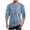 Sky Blue, variant on Kukoosong Men's T-Shirts Casual Tie-Dye Print Long Sleeve Tops Athletic Wear Graphic Pullover Top