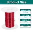 thumbnail image 2 of 28 AWG Magnet Wire, 2 oz Magnetic Coil Wire, 155C(311F), Red,White, 2 of 5
