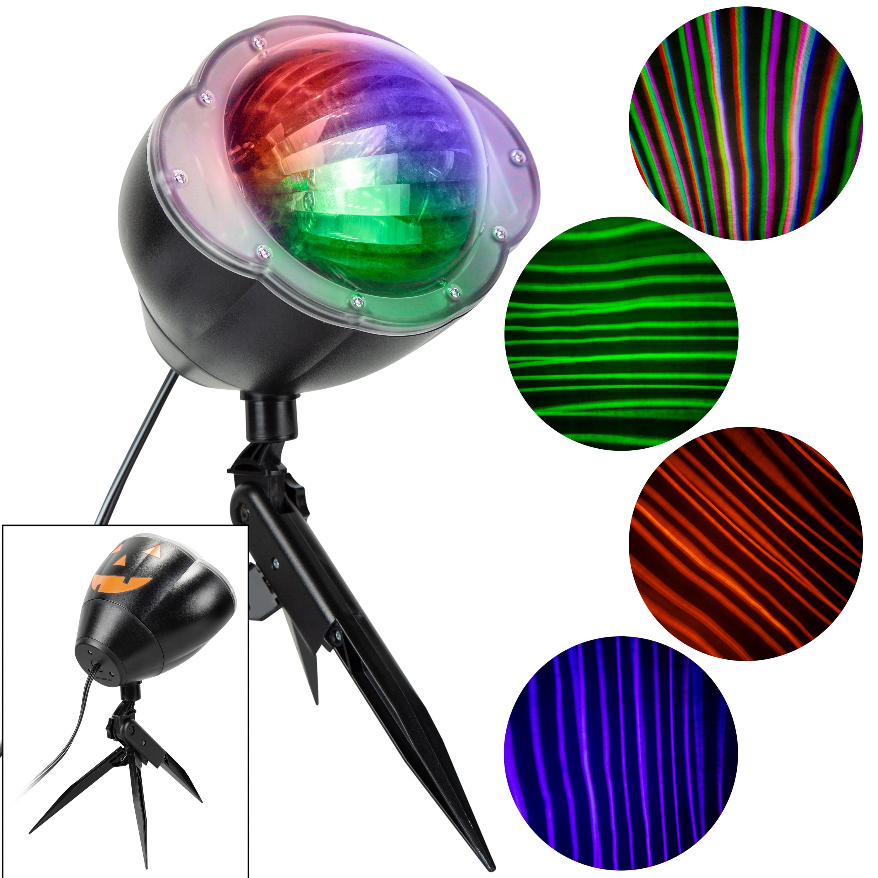 Halloween Light Show Illuminations Color Changing Light Waves Projector Light with Easy Installation