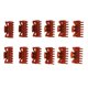 thumbnail image 2 of Mini pinzas para el pelo, pinzas pequeñas, accesorios para mujeres y niñas (paquete de 12) café, 2 of 9