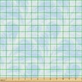 thumbnail image 2 of Ambesonne Abstract Fabric by the Yard Upholstery, Modern Art Feather in Wind, 5 Yards, Soft Blue Off White, 2 of 5