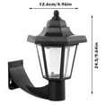 thumbnail image 4 of 2Pcs Solar Wall Light Outdoor Solar Hexagonal Light IP44 Waterproof Solar Fence Light Auto On/Off Retro LED Wall Lamp Heat Resistant Solar Garden Light Decor Solar Landscape Light, 4 of 11