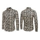 thumbnail image 4 of Casual Hombres Floral Manga Larga Playa Turn Down Collar Botón Camisa (Negro 2Xl-200192.04 Tmvgtek Caballero, 4 of 5
