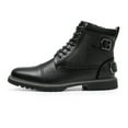 thumbnail image 2 of Bruno Marc Men's Motorcycle Boots Oxford Dress Boot, 2 of 6