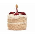 thumbnail image 2 of Jellycat Amuseables Birthday Cake Stuffed Toy, six inches, 2 of 4
