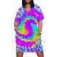 thumbnail image 1 of Tie Dye púrpura es la vida. Vestido holgado con bolsillos para mujer ropa de verano, 1 of 6