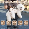 thumbnail image 5 of Pet Carrier Backpack, Breathable Mesh Backpack Carrier for Small Medium Dogs with Adjustable Straps, Storage Pocket and Matched Dog Leash, Hands Free Dog Carrier _ S, 5 of 9