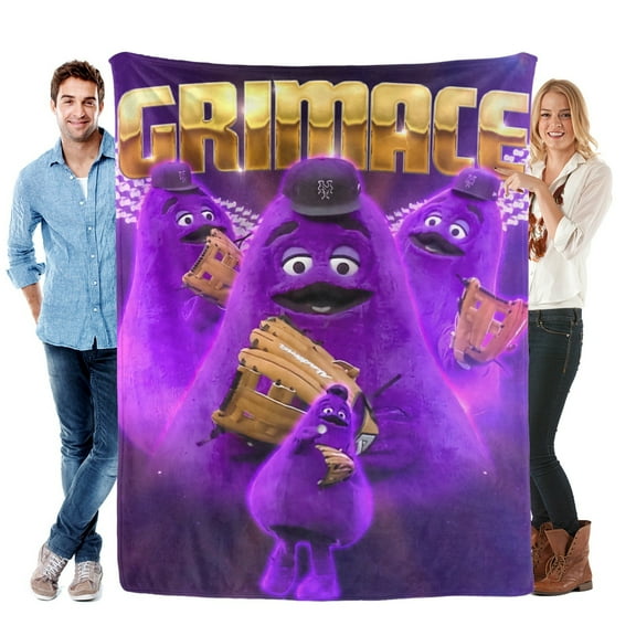Grimace Blanket Soft Bed Sofa Throw Cozy Lightweight Birthday Gift