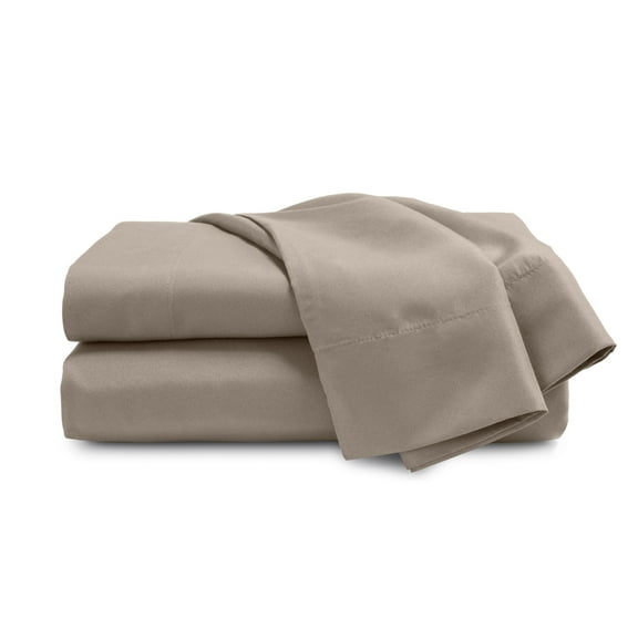 Martex Easy Living 4-Piece Full Microfiber Sheet Set | Brushed Soft Easy Care | Khaki