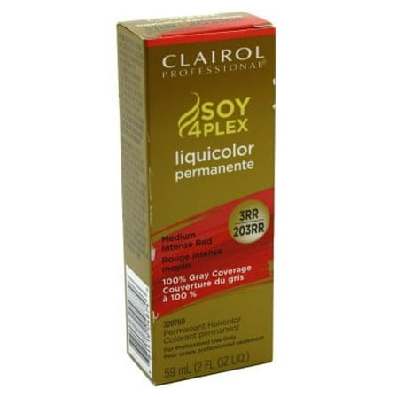 Clairol Professional Permanent 3RR/203RR Medium Intense Red 2oz (Pack of 3)