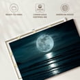 thumbnail image 6 of Elephant Stock Big Moon Wall Art - Horizontal Canvas Wall Art - Living Room Wall Decor - Astronomy & Space Canvas - Teal And Gray Decor - 36" x 24", 6 of 8