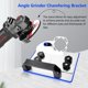 thumbnail image 3 of 45 Degree Tile Chamfering Tool, Ceramic Tile Cutter Tool, Angle Grinder Attachments Stand , Tile 45 Degree Angle Cutting Tool for 100-Type Angle Grinders, for Precise Tile Cutting, 3 of 5