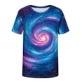 thumbnail image 3 of HomeDM Mens T-Shirts Casual Graphic Tees Summer Short Sleeve Crew Neck Pullover Shirt, Size M, 3 of 5