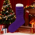 thumbnail image 2 of CUZIBR Kids Socks Autumn Soft Comfortable Mid Crew Length Stackable Solid Color Breathable Socks For Toddlers Girls School Play Casual Wear,0-2 Years, 2 of 4
