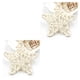 thumbnail image 2 of Bewildely 5pcs 6cm Estrella Forma Vid Ca?a Ratán Decoración Boda Navidad Bricolaje Adorno blanco 2piezas Bewildely CBP019196, 2 of 5