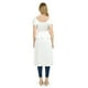 thumbnail image 3 of Blusa larga con volantes Roman Fashion/ Juvenil, 4370 (Blanco) blanco G, 3 of 3
