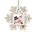 thumbnail image 2 of Ganfancp Decoraciones Navideñas Colgantes Árbol de Navidad Colgantes Papá Noel de Madera Pintada Ofertas Del Día Sólo En Línea 1* Colgante, 2 of 6