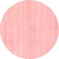 thumbnail image 1 of Ahgly Company Indoor Round Solid Red Modern Area Rugs, 8' Round, 1 of 4