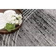 thumbnail image 5 of 2â€™ x 10â€™ Gray Distressed Swirls Runner Rug, 5 of 5