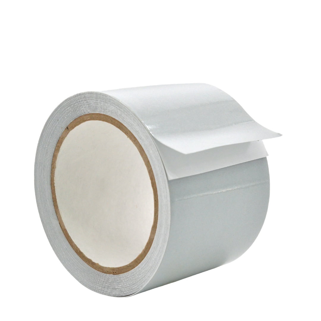 WOD Tape Retro Reflective Tape Silver White 3 in. x 30 ft. Safety Tape ...
