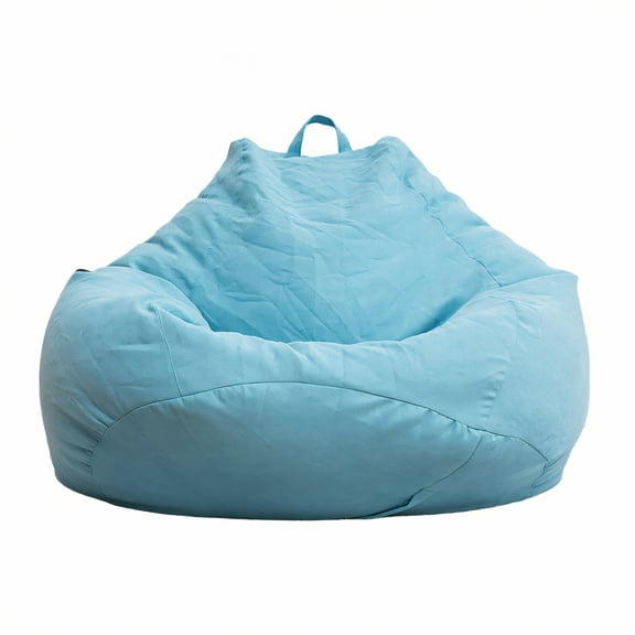 AUQ Bean Bag Cover,Solid Stitching Bean Bag Storage,Generous Space Bean Bag Chair Cover Only,28"x31"