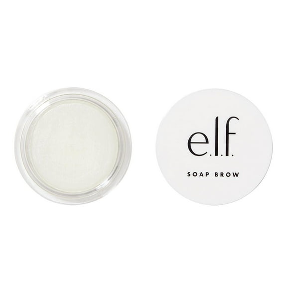 e.l.f. Cosmetics Soap Brow, Clear Brow Pomade for creating the soap brow look, lifts, tames, sculpts & grooms brows, long-lasting. 10 g