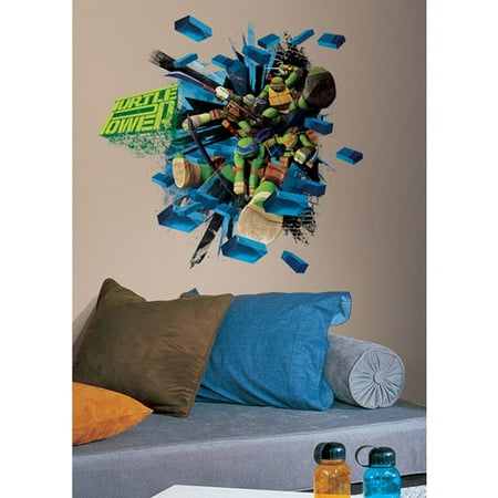 Roommates Wall Decor Teenage Mutant Ninja Turtles Brick Poster