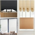 thumbnail image 5 of Simple Adhesive Window Shades Non-woven Fabric Pleated Zebra Blinds Roller Room Blackout Curtain For Bedroom Living Room Balcony, 5 of 9