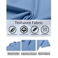 thumbnail image 5 of COOFANDY Men's Long Sleeve Cotton Linen Henley T-Shirt - Hippie Casual Beach Tee, 5 of 6