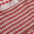 thumbnail image 4 of Vestido Corto de Verano de las Mujeres de Malla de Manga Corta Bordado Vestido de Pastel Retro, Vestido Ligero Casual para la Fiesta Y las Vacaciones, 4 of 9