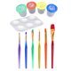 thumbnail image 5 of Set of 23PCS Portable Painting Tool Kit Professional Paintbrushes Tool Set Art Drawing Materials for Kids Drawing Use (17PCS Paint Tool+6PCS Nylon Hair Brush), 5 of 5