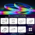 thumbnail image 4 of LXYWXS-WS2812B LED Strip Light 3.3FT/1M 144LEDs/m Individually Addressable Programmable 5050SMD Digital RGB Alloy Wires Flexible Dream Color IP65 Waterproof PCB White DC5V, 4 of 4