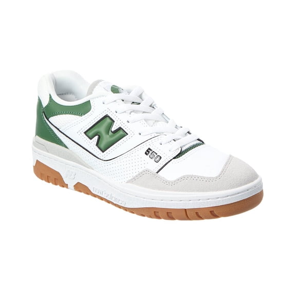 New Balance 550 Leather Sneaker, 7, Green