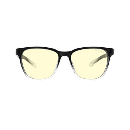 GUNNAR Gaming & Computer Glasses, Berkeley, Onyx Fade, Amber Tint