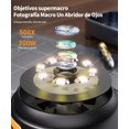 thumbnail image 2 of Minimicroscopio para niños, Microscopio de Bolsillo, Digital Mano 2,0 Pulgadas, portátil en Miniatura, Adecuado fácil Ver Hojas, Insectos, etc Negro, 2 of 6