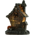 thumbnail image 5 of Casa encantada de resina navideña: casas de pueblo iluminadas con LED con figuritas, colección Village, adorno de decoración de habitación interior Xemadio WRLF-616-2, 5 of 5