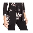 thumbnail image 3 of Alfani Womens Floral Print V-Neck Blouse, 3 of 3