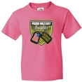 thumbnail image 3 of Inktastic Proud Military Daughter Soldier Hero Youth T-Shirt, 3 of 5