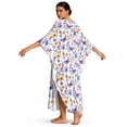 thumbnail image 2 of Xixirimido Colorful Butterfly Floral Print Kaftan Dresses for Women Plus Size V Neck Caftans Long Batwing Sleeve Beach Cover Ups Summer Beach Dress, 2 of 7